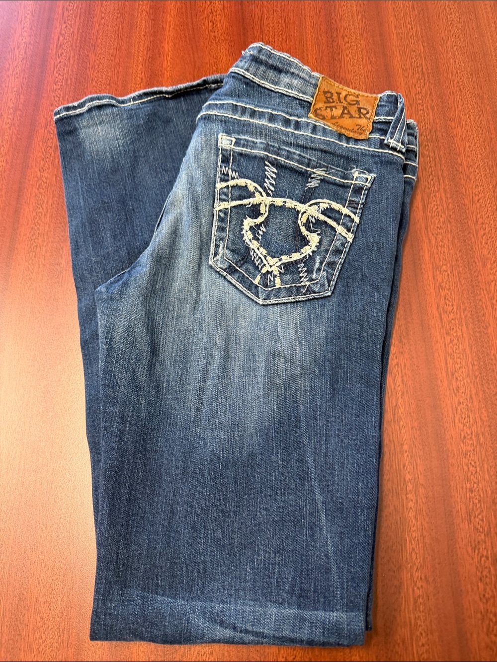 Big Star Women’s Sweet Boot Cut Jeans with Embroidered Pocket